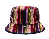 Hut Kangol - Multi Color Stripe Bucket - Preppy Multi