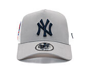 Kappe New Era - MLB Side Patch 9FORTY Trucker - NY Yankees - Grey