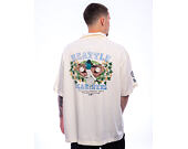 Hemd New Era - MLB Graphic Riviera Shirt - Seattle Mariners - Off White