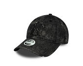 Damen Kappe New Era - MLB Wash & Distressed Denim 9TWENTY - NY Yankees - Black
