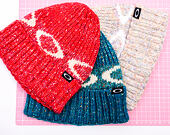 Oakley Haube - W. Ellipse Ribbed Beanie - Hibiscus Red