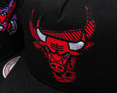 Kappe Mitchell & Ness - NBA Tilted Pro Snapback - Chicago Bulls - Black