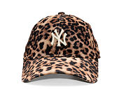 Damen Kappe New Era - MLB Womens Leo Velour 9FORTY - NY Yankees - Brown / Cream