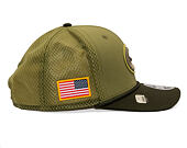 Kappe New Era - NFL25 "Salute to Service" - 9SEVENTY Stretch-Snap  Bay Packers 
