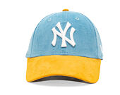 Kinder Kappe New Era - MLB Kids Cord 9FORTY - NY Yankees - Blue Foam / Yellow