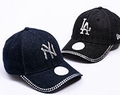 Damen Kappe New Era - MLB Womens Distressed 9FORTY - NY Yankees - Blue