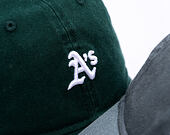 Kappe New Era - MLB Washed Mini Logo 9TWENTY - Oakland Athletics - Dark Green