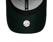 Kappe New Era - MLB Winter Borg Teddy Fleece 9FORTY - Oakland Athletics - Dark Green / White