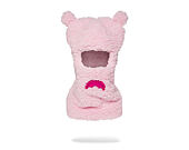 Der Haube Sprayground Pink Fleece Bear Ears Ski Mask