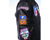 Jacke Mitchell & Ness - NFL Blackout Collection Varsity Jacket Oakland Raiders - Black