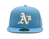 Kappe New Era - MLB Seasonal 59FIFTY - Oakland Athletics - Sky Blue / Pink UV