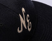 Kappe New Era - 59FIFTY Day - Woll- & Kaschmir-Schriftzug - Schwarz