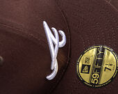 Kappe New Era - MLB Seasonal 59FIFTY - Atlanta Braves - Burnt Wood - Brown
