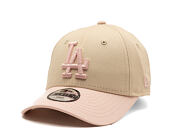 Kinder Kappe New Era - MLB Essential 9FORTY - LA Dodgers - Cream