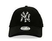 Damen Kappe New Era - MLB Animal Infill 9FORTY - NY Yankees - Black
