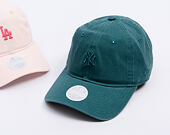 Damen Kappe New Era - MLB Washed Mini Logo 9TWENTY - NY Yankees - Pine Green
