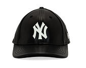 Kappe New Era - MLB IMAGE DROP - Leather 9FORTY M-CROWN - NY Yankees - Black