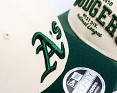 Kappe New Era - MLB Colorblock 9FORTY M-CROWN - Oakland Athletics - Cream