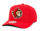 Kappe Mitchell & Ness - Ottawa Senators - Team Ground 2.0 Pro Snapback - Red