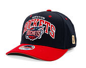 Kappe Mitchell & Ness - NBA Team Arch Snapback - Houston Rockets - Navy / Red