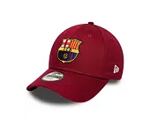Kinder Kappe New Era - Core Logo 9FORTY Kids - Barcelona FC - Cardinal
