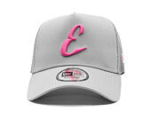 Kappe New Era - Core Logo 9FORTY A-Frame Trucker - Prague Eagles - Grey