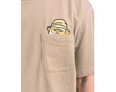 T-Shirt Nermal S Thompson Pocket Tee (Tan)