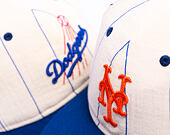 Kappe New Era - MLB Retro Linen Pinstripe 59FIFTY Retro Crown - NY Mets - Team Color