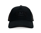 Kappe Von Dutch - Trucker - Rubber Logo Black/Black