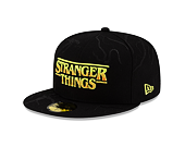 Kappe New Era - All Over Vines 59FIFTY - Stranger Things - Black