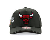 Kappe Mitchell & Ness  - NBA Born To Win - Pro Pinch Snapback - Chicago Bulls - Grey