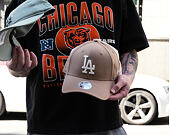 Damen Kappe New Era - MLB Linen 9FORTY - LA Dodgers - Camel