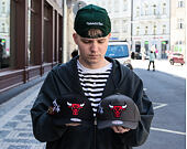 Kappe Mitchell & Ness  - NBA Born To Win - Pro Pinch Snapback - Chicago Bulls - Black