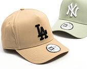 Kappe New Era - MLB Essential 9FORTY A-Frame - LA Dodgers - Camel / Black