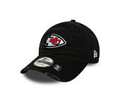 Kappe New Era - NFL Wash & Distressed 9TWENTY - Kansas City Chiefs - Black