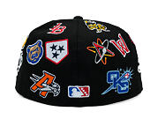 Kappe New Era - MiLB All Over Logo 59FIFTY - Black