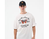 T-Shirt New Era - Branded Oversized Graphic Tee - White