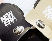 Kappe New Era - Branded Reflective 9FORTY M-CROWN A-Frame Trucker - Black
