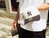 Kappe New Era - MLB World Series Patch Cooperstown 9FORTY - NY Yankees - Cream / Navy