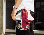 Kappe New Era - Branded Color Block Runner - Cardinal / Cream