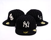 Kappe New Era - MLB Moon Cooperstown 59FIFTY - NY Yankees - White And Navy Pinstripe