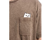 T-Shirt Lord Nermal Pocket Tee (Brown Vintage Wash)