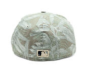 Kappe New Era - MLB Three Looms "Leafy Palm" 59FORTY A-Frame - Detroit Tigers - Stone