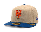 Kappe New Era - MLB "Summer Twine" 59FIFTY - NY Mets - Team Color / Open Market Tan