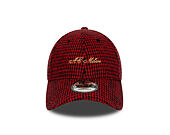 Kappe New Era - Houndstooth 9FORTY - AC MILAN - Black