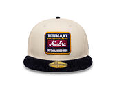 Kappe New Era - Branded Patch Cord 59FIFTY - Cream / Navy