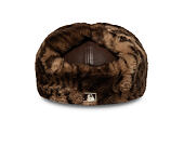 Kappe New Era - MLB IMAGE DROP Leather Dog-Ear 59FIFTY - NY Yankees - Deep Auburn