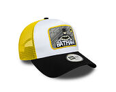 Kinder Kappe New Era - DC Patch 9FORTY A-Frame Trucker - Batman - White / Black