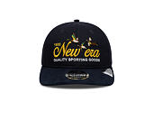 Kappe New Era - Branded Suede Pre-Curved 9FIFTY Retro Crown - Navy