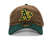 Kappe New Era × Three Looms - Chestnut Pinstripe 9TWENTY A-Frame - Oakland Athletics